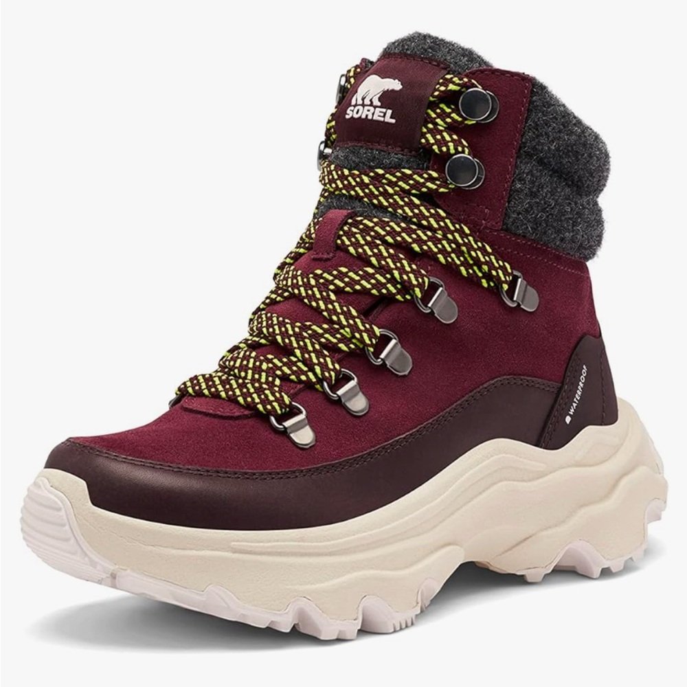SOREL Woman’s Kinetic  Breakthru Conquest Waterproof Snow Boot Size 7.5 - Picture 10 of 11